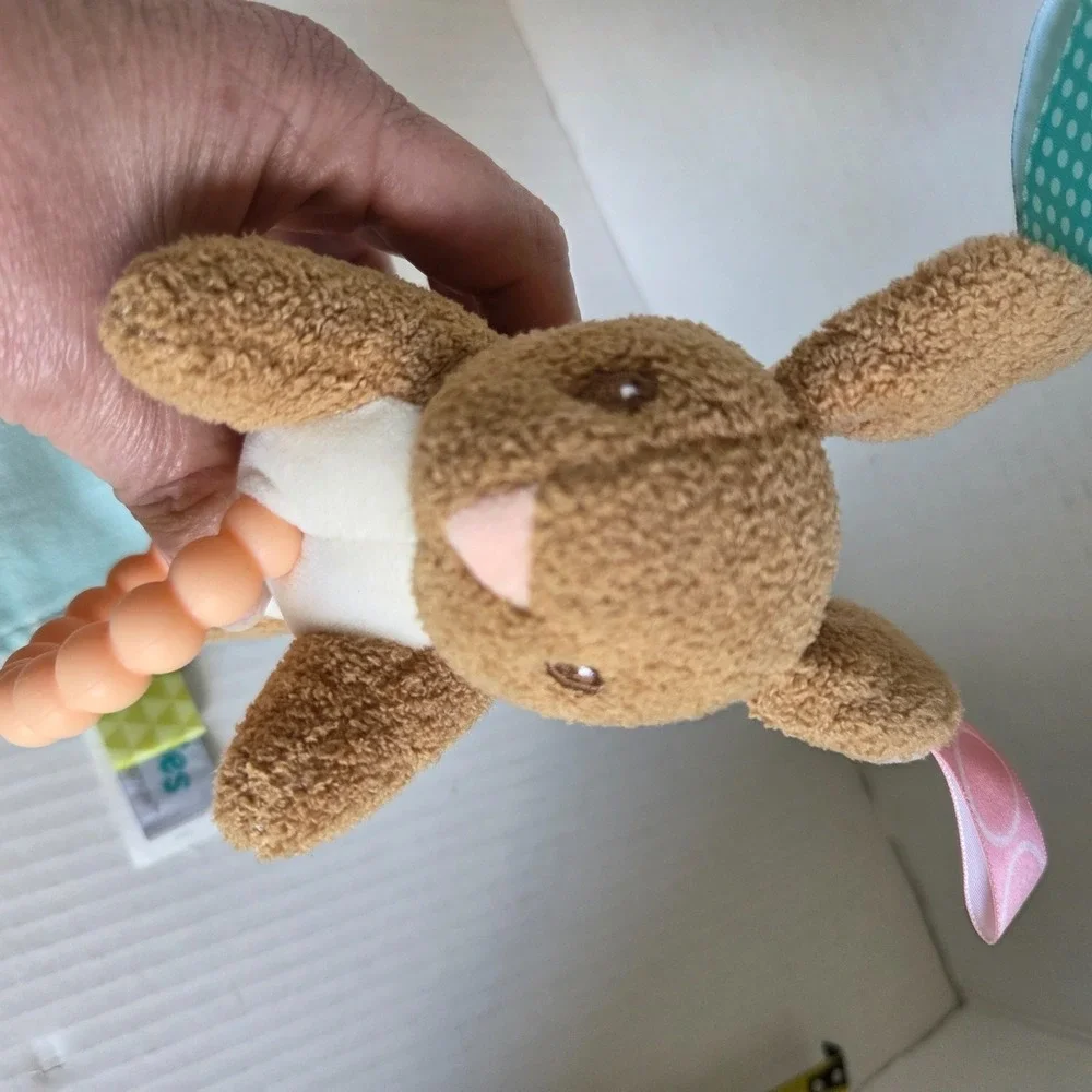 Mary Meyer Taggies Lot of‎ 2 Bunny Rabbit Lovey Teether Security Baby Toys Plush